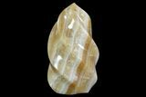 Brown Calcite Flame #74649-1